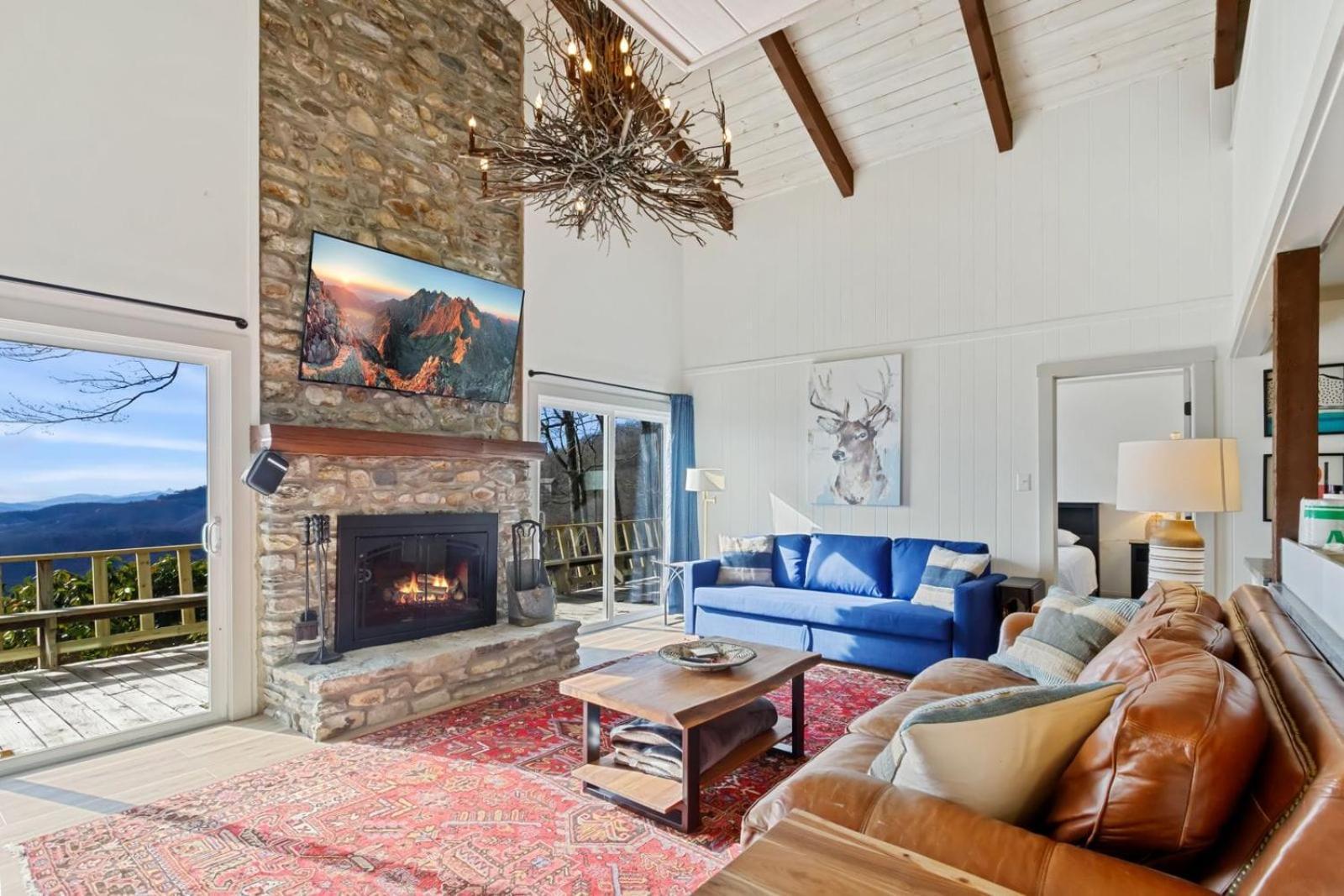 Blue View Chalet Blowing Rock Esterno foto