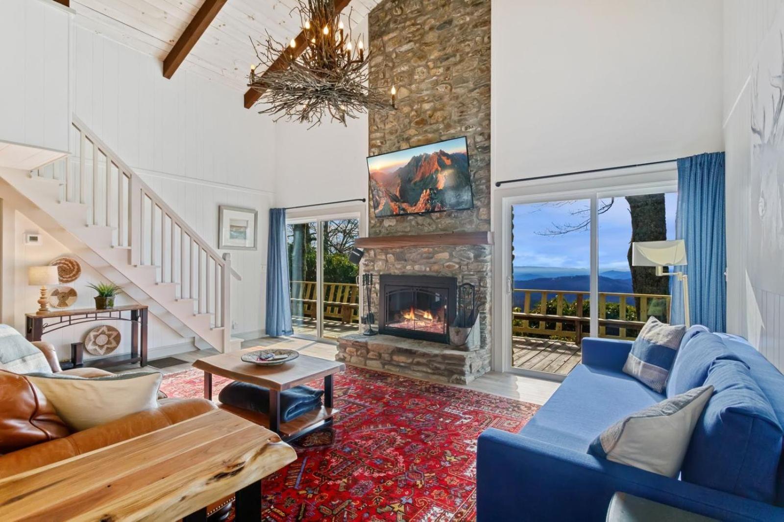 Blue View Chalet Blowing Rock Esterno foto